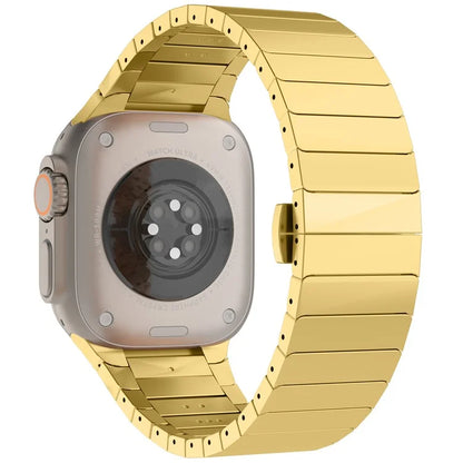 For Apple Watch 10 46mm / Ultra 2 / Ultra 49mm / 9 8 7 45mm / SE (2023) SE (2022) SE 6 5 4 44mm / 3 2 1 42mm Replacement 1-Bead Alloy Watch Band