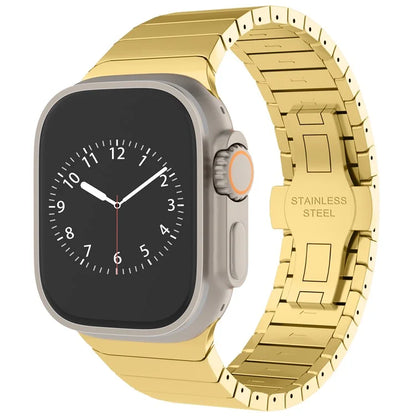 For Apple Watch 10 46mm / Ultra 2 / Ultra 49mm / 9 8 7 45mm / SE (2023) SE (2022) SE 6 5 4 44mm / 3 2 1 42mm Replacement 1-Bead Alloy Watch Band