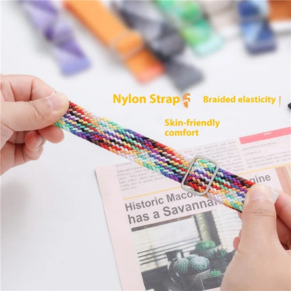 For Samsung Galaxy Watch Ultra 47mm Braided Watch Band Adjustable Nylon Replacement Strap
