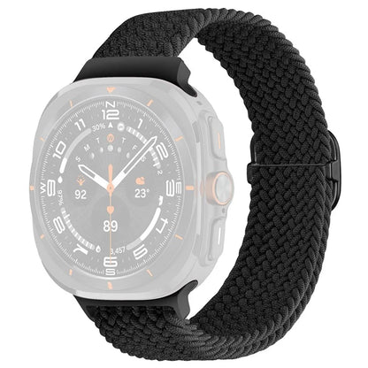 For Samsung Galaxy Watch Ultra 47mm Braided Watch Band Adjustable Nylon Replacement Strap
