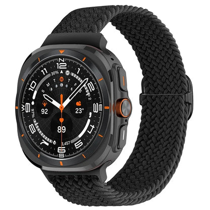 For Samsung Galaxy Watch Ultra 47mm Braided Watch Band Adjustable Nylon Replacement Strap
