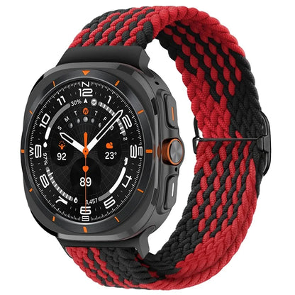 For Samsung Galaxy Watch Ultra 47mm Braided Watch Band Adjustable Nylon Replacement Strap