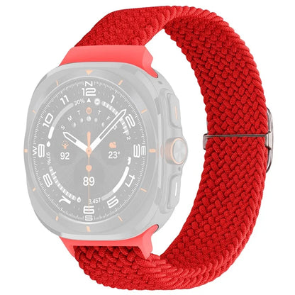 For Samsung Galaxy Watch Ultra 47mm Braided Watch Band Adjustable Nylon Replacement Strap