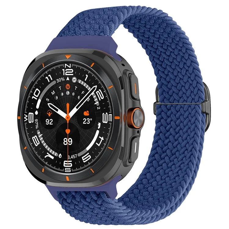 For Samsung Galaxy Watch Ultra 47mm Braided Watch Band Adjustable Nylon Replacement Strap