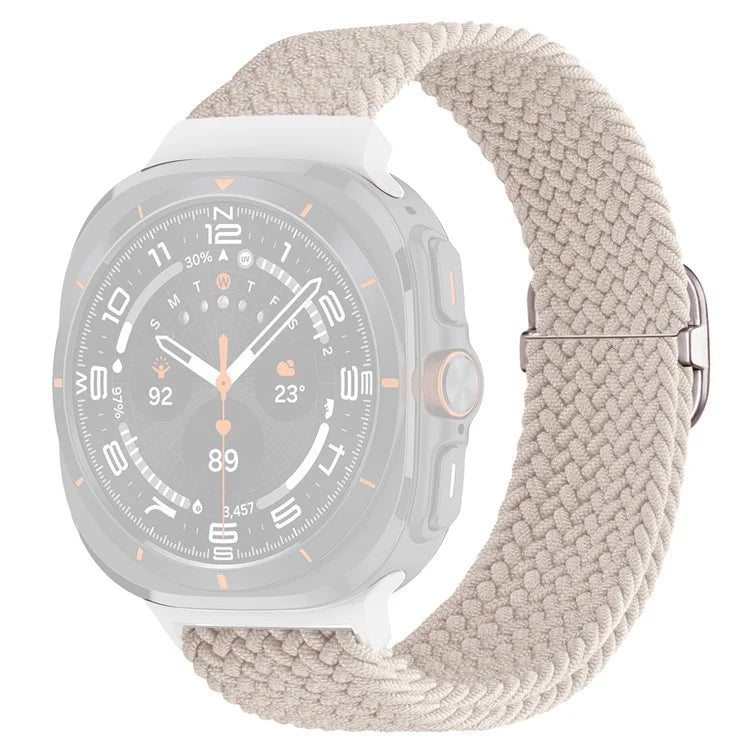For Samsung Galaxy Watch Ultra 47mm Braided Watch Band Adjustable Nylon Replacement Strap