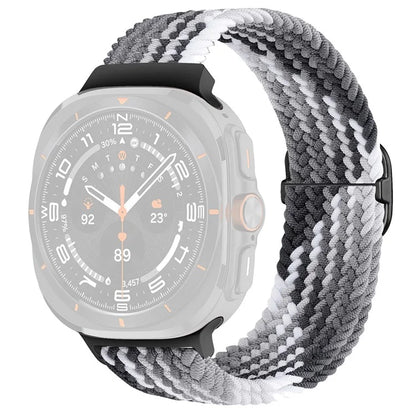 For Samsung Galaxy Watch Ultra 47mm Braided Watch Band Adjustable Nylon Replacement Strap