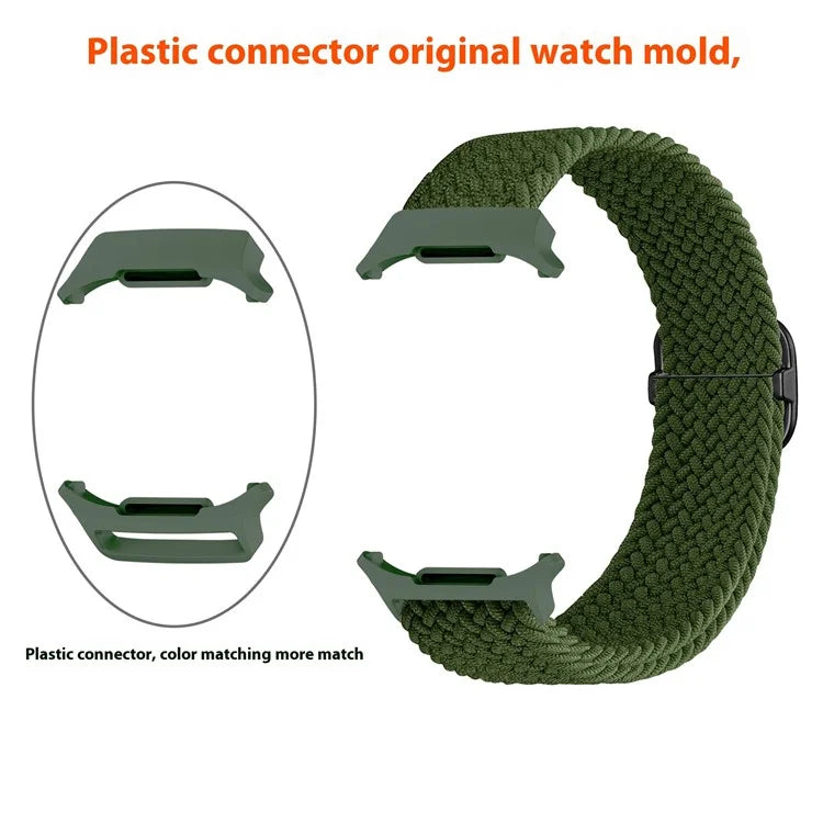 For Samsung Galaxy Watch Ultra 47mm Braided Watch Band Adjustable Nylon Replacement Strap