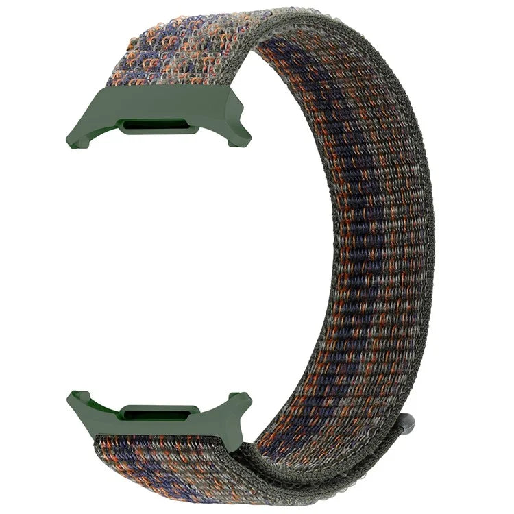 For Galaxy Watch Ultra 47mm Nylon Replacement Watch Band Magic Tape Loop Strap