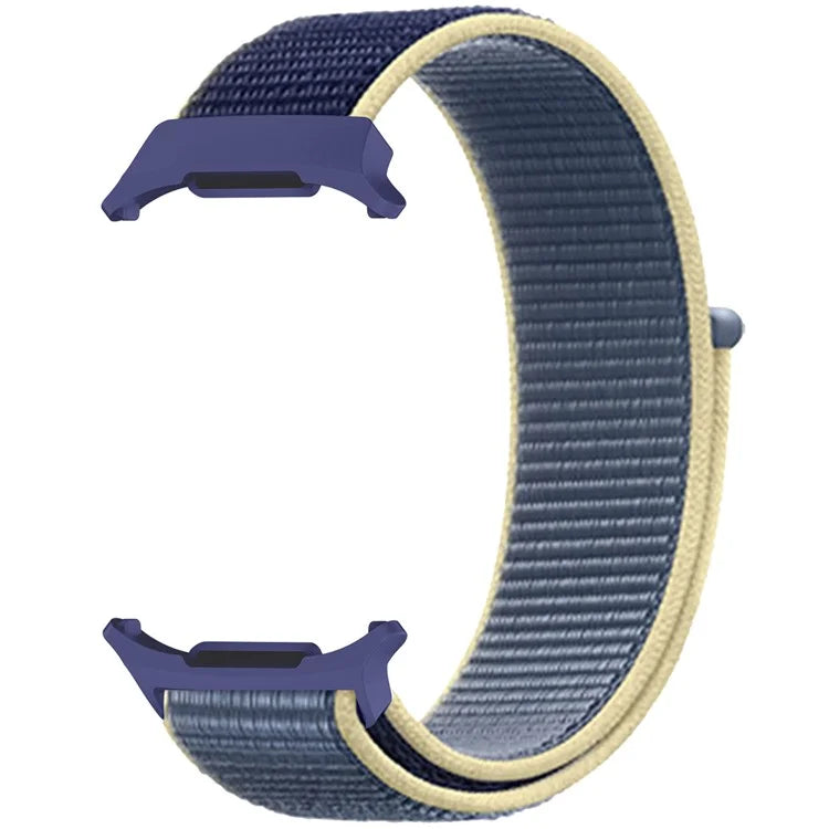 For Galaxy Watch Ultra 47mm Nylon Replacement Watch Band Magic Tape Loop Strap