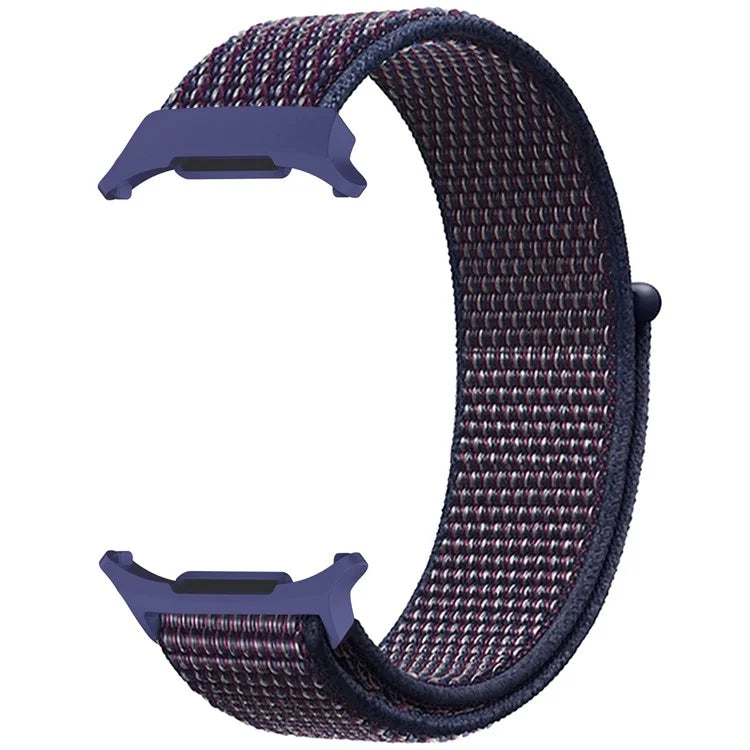 For Galaxy Watch Ultra 47mm Nylon Replacement Watch Band Magic Tape Loop Strap