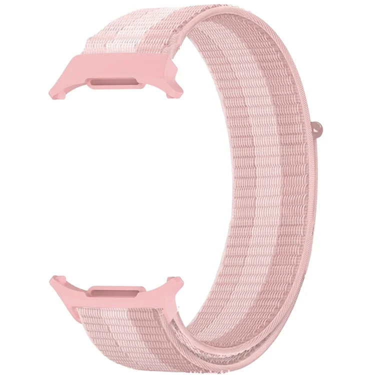 For Galaxy Watch Ultra 47mm Nylon Replacement Watch Band Magic Tape Loop Strap