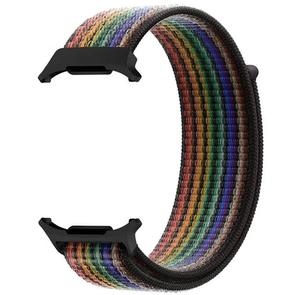 For Galaxy Watch Ultra 47mm Nylon Replacement Watch Band Magic Tape Loop Strap