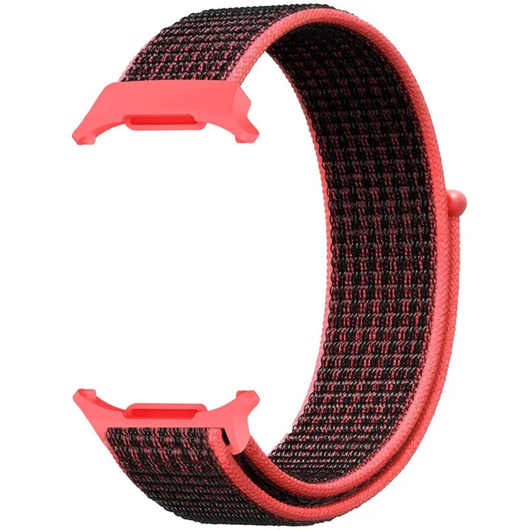 For Galaxy Watch Ultra 47mm Nylon Replacement Watch Band Magic Tape Loop Strap