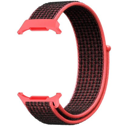 For Galaxy Watch Ultra 47mm Nylon Replacement Watch Band Magic Tape Loop Strap