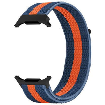 For Galaxy Watch Ultra 47mm Nylon Replacement Watch Band Magic Tape Loop Strap