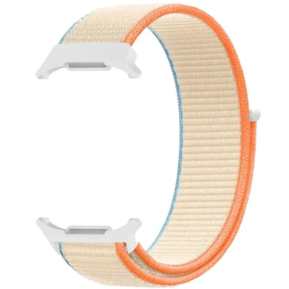 For Galaxy Watch Ultra 47mm Nylon Replacement Watch Band Magic Tape Loop Strap