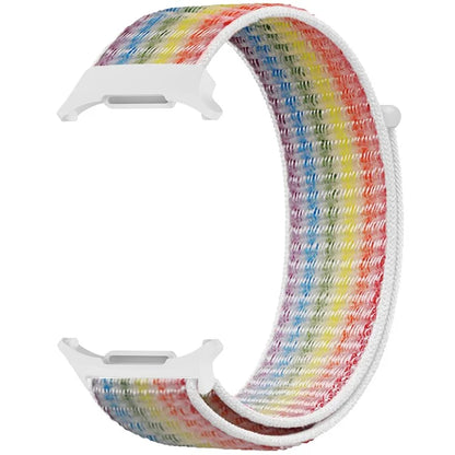 For Galaxy Watch Ultra 47mm Nylon Replacement Watch Band Magic Tape Loop Strap