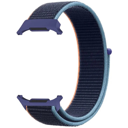 For Galaxy Watch Ultra 47mm Nylon Replacement Watch Band Magic Tape Loop Strap