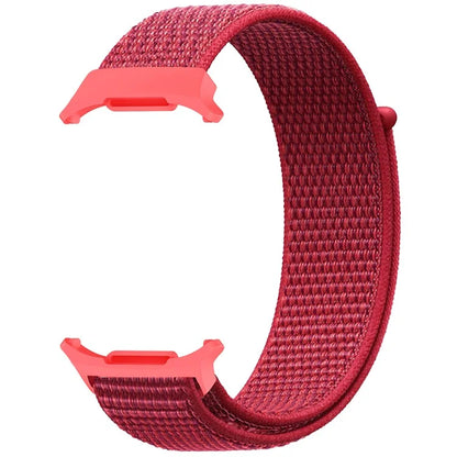 For Galaxy Watch Ultra 47mm Nylon Replacement Watch Band Magic Tape Loop Strap