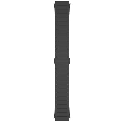 For Huawei Watch GT 4 Pro / GT 3 46mm / Samsung Galaxy Watch3 45mm / Garmin Vivoactive 4 Butterfly Buckle 1-Bead Alloy Watch Band