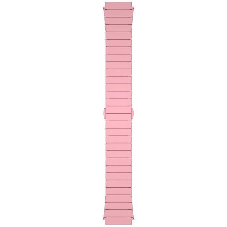 For Huawei Watch GT 4 Pro / GT 3 46mm / Samsung Galaxy Watch3 45mm / Garmin Vivoactive 4 Butterfly Buckle 1-Bead Alloy Watch Band