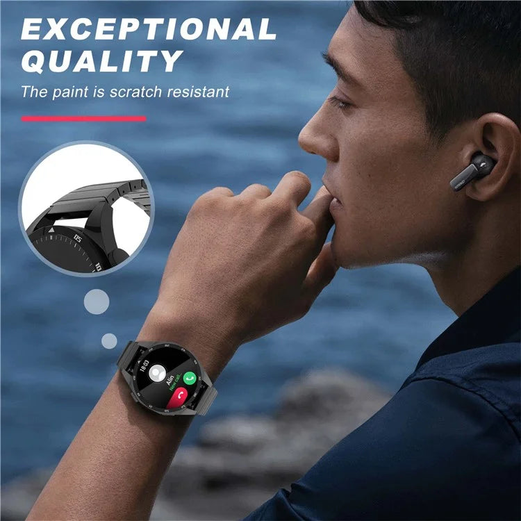 For Huawei Watch GT 4 Pro / GT 3 46mm / Samsung Galaxy Watch3 45mm / Garmin Vivoactive 4 Butterfly Buckle 1-Bead Alloy Watch Band