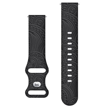 Carven Pattern Silicone Wrist Strap Universal Smart Bracelet Band 20mm