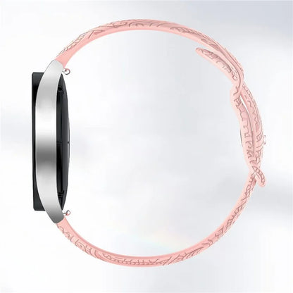 Carven Pattern Silicone Wrist Strap Universal Smart Bracelet Band 20mm