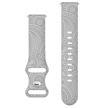 Carven Pattern Silicone Wrist Strap Universal Smart Bracelet Band 20mm