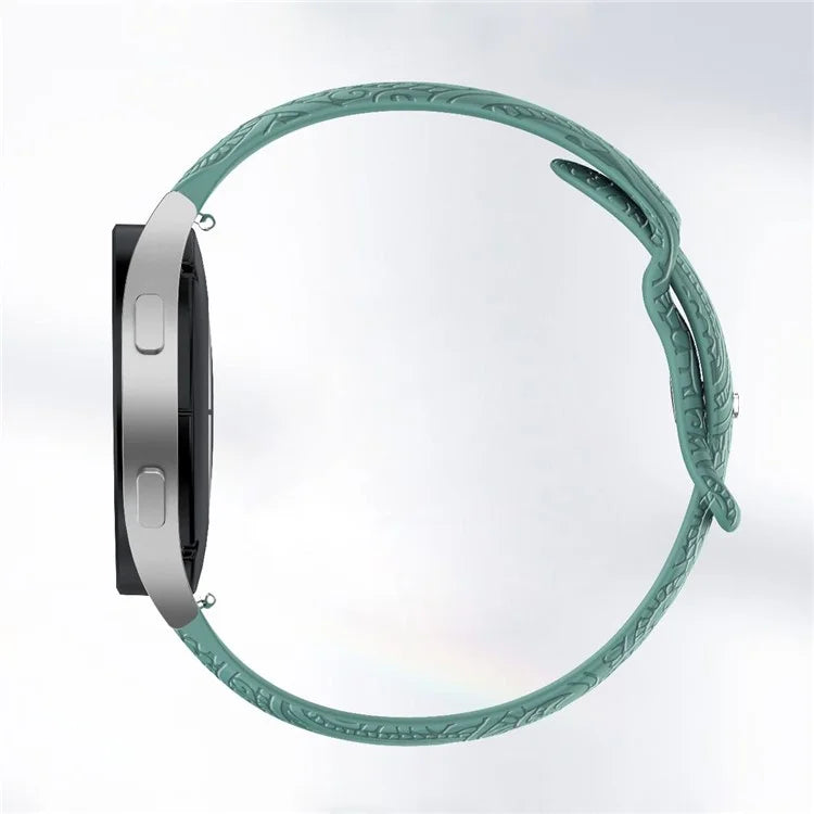 Carven Pattern Silicone Wrist Strap Universal Smart Bracelet Band 20mm
