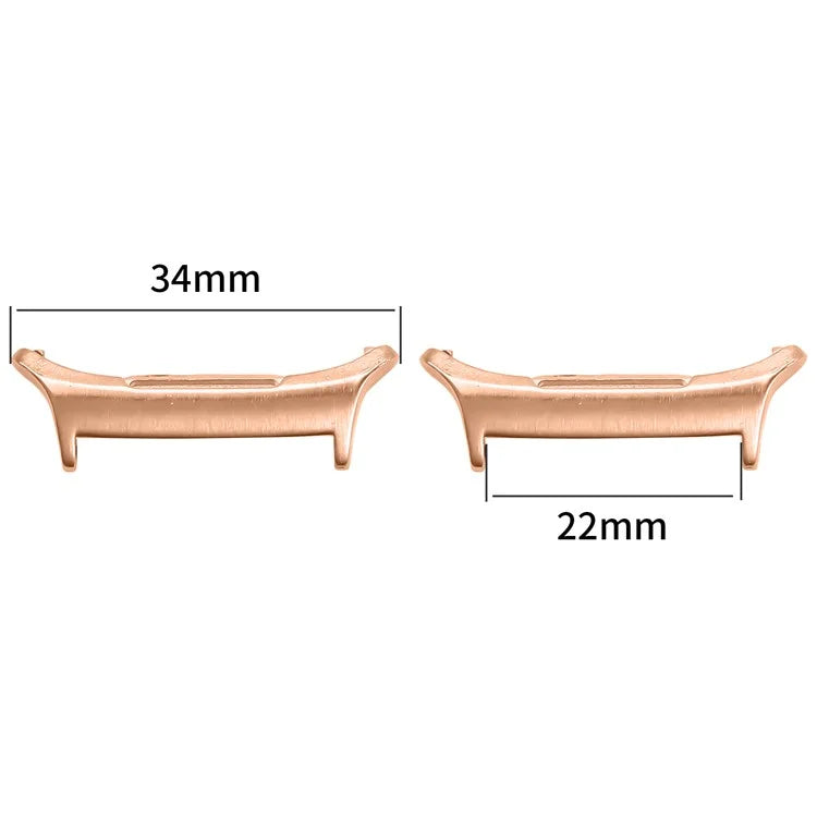 1 Pair Watch Band Adapter for Samsung Galaxy Watch Ultra 47mm Stainless Steel Connector