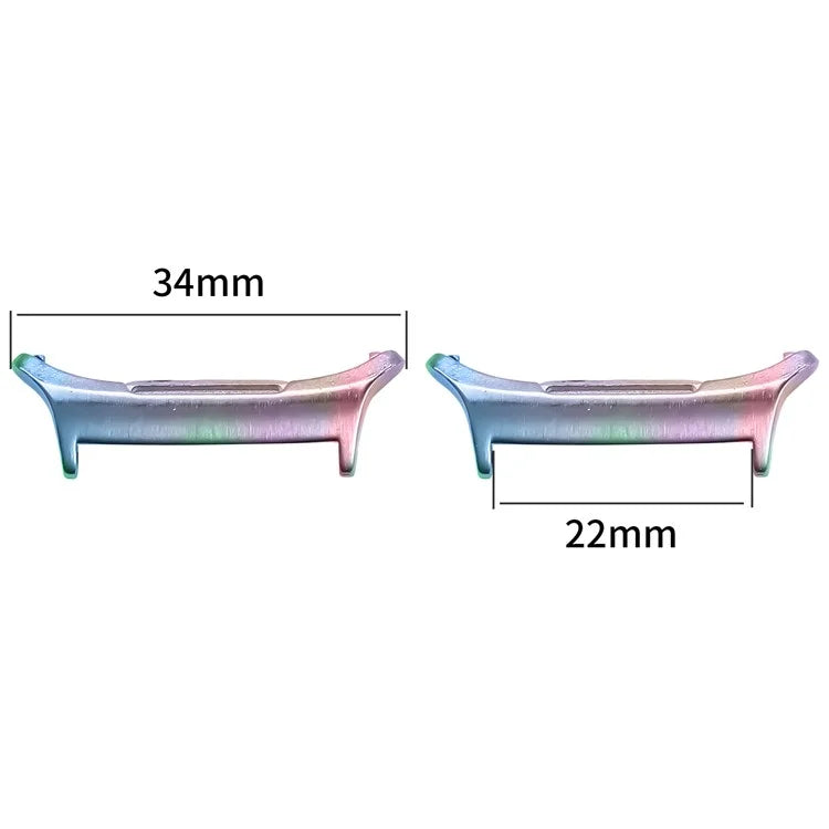 1 Pair Watch Band Adapter for Samsung Galaxy Watch Ultra 47mm Stainless Steel Connector