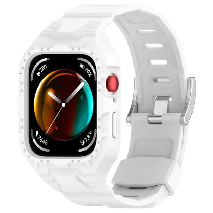 For Huawei Watch Fit 3 Silicone Band Wrist Strap with Watch Case