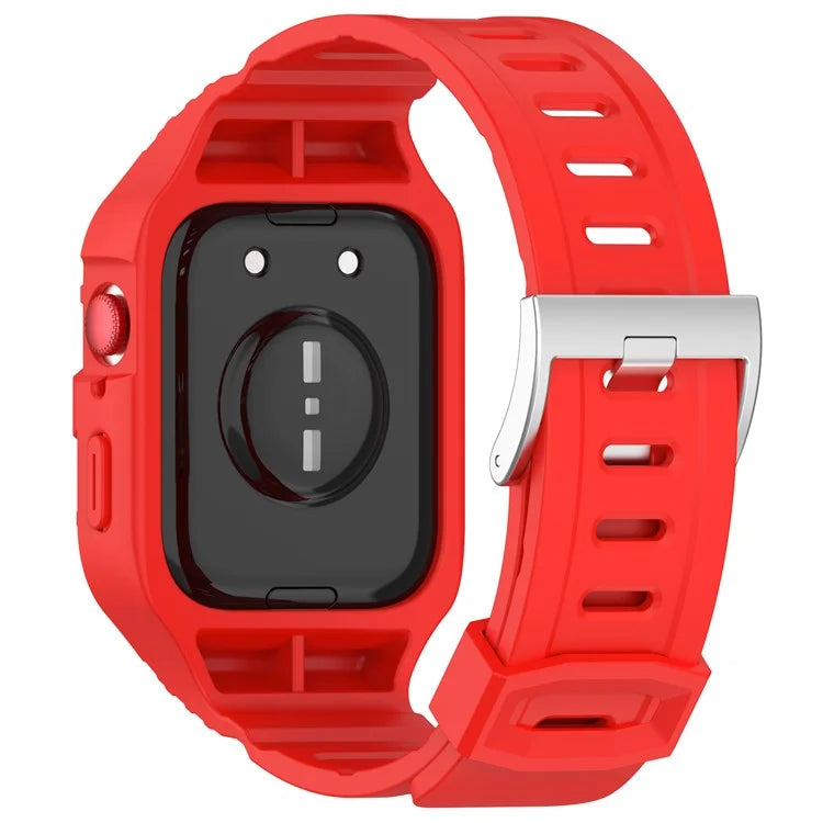 For Huawei Watch Fit 3 Silicone Band Wrist Strap with Watch Case