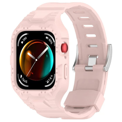 For Huawei Watch Fit 3 Silicone Band Wrist Strap with Watch Case