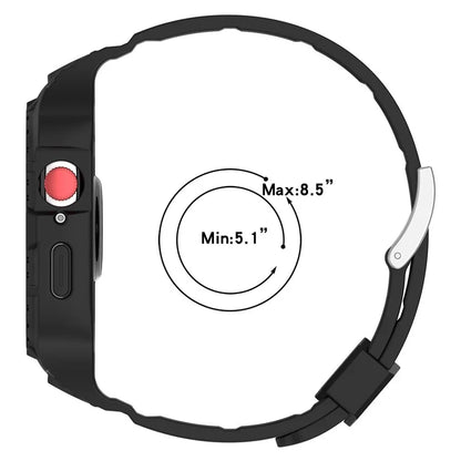 For Huawei Watch Fit 3 Silicone Band Wrist Strap with Watch Case