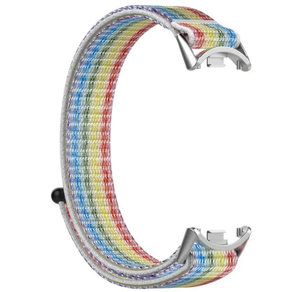 For Xiaomi Mi Band 9 NFC / 9 / Smart Band 8 NFC / 8 Nylon Wrist Strap Bracelet Band with Magic Tape