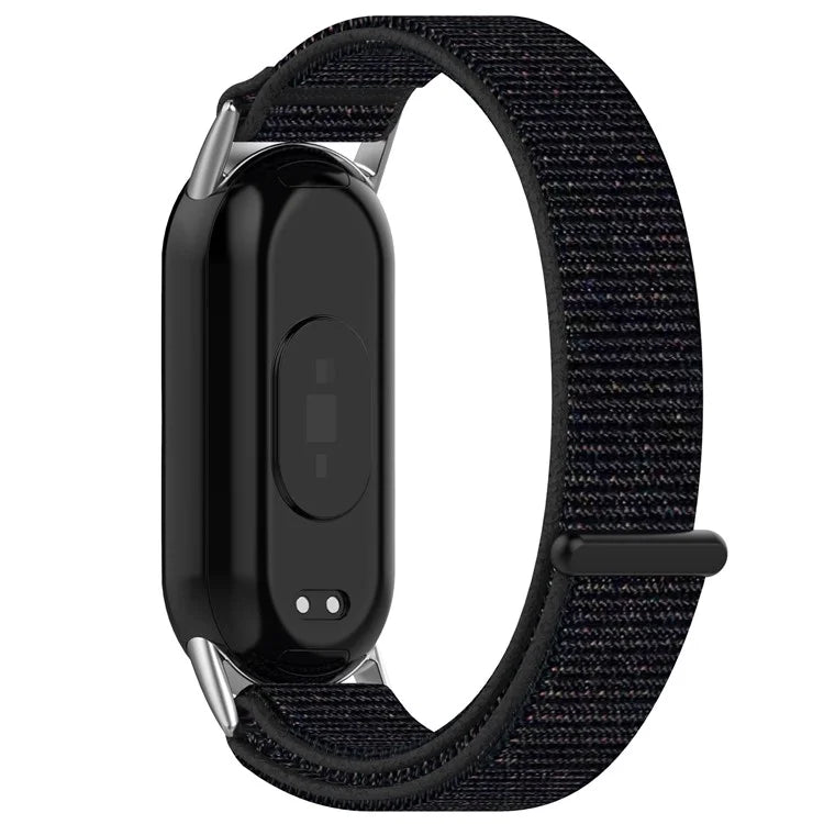 For Xiaomi Mi Band 9 NFC / 9 / Smart Band 8 NFC / 8 Nylon Wrist Strap Bracelet Band with Magic Tape