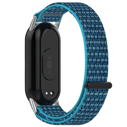 For Xiaomi Mi Band 9 NFC / 9 / Smart Band 8 NFC / 8 Nylon Wrist Strap Bracelet Band with Magic Tape