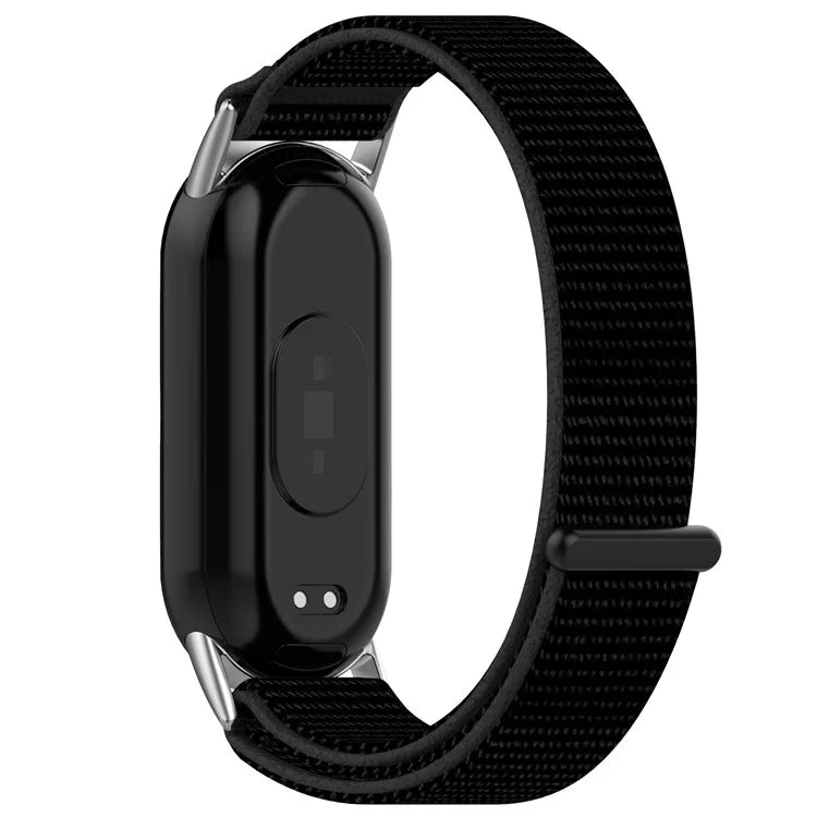 For Xiaomi Mi Band 9 NFC / 9 / Smart Band 8 NFC / 8 Nylon Wrist Strap Bracelet Band with Magic Tape