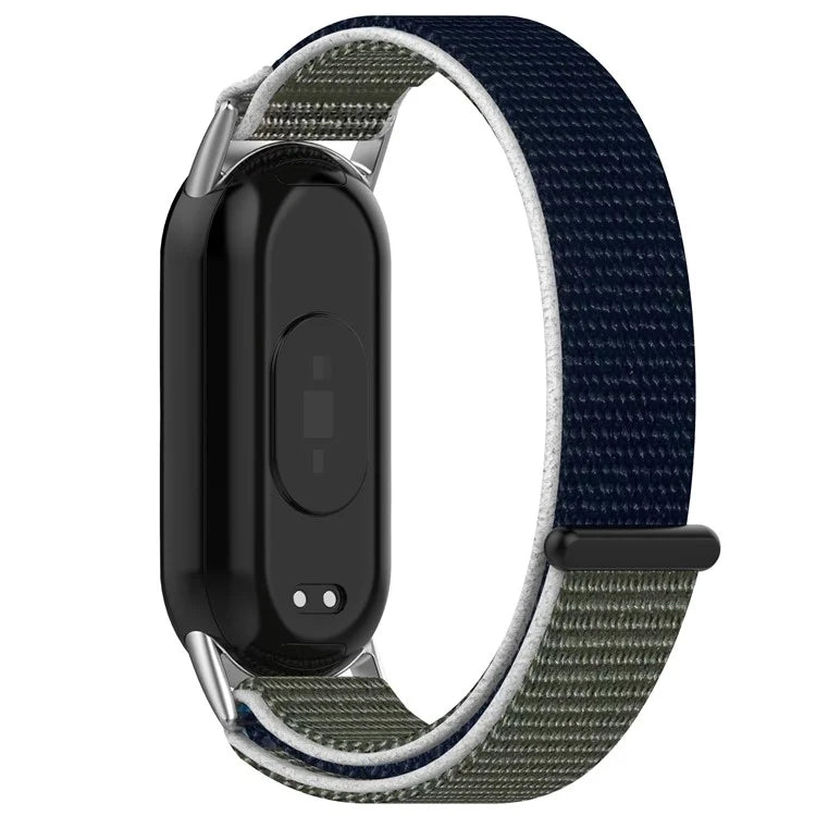 For Xiaomi Mi Band 9 NFC / 9 / Smart Band 8 NFC / 8 Nylon Wrist Strap Bracelet Band with Magic Tape