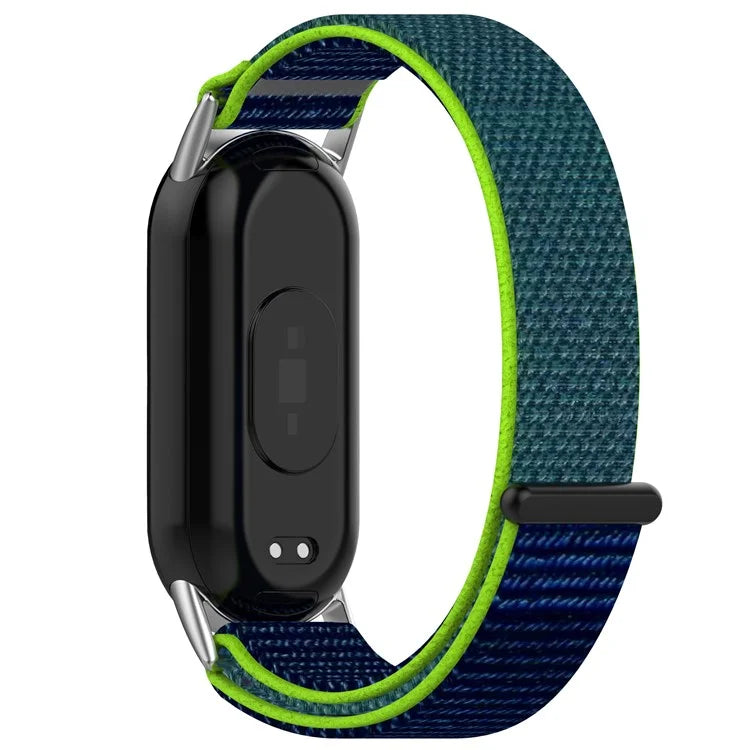 For Xiaomi Mi Band 9 NFC / 9 / Smart Band 8 NFC / 8 Nylon Wrist Strap Bracelet Band with Magic Tape
