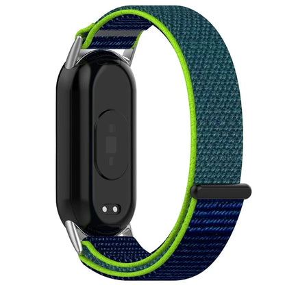 For Xiaomi Mi Band 9 NFC / 9 / Smart Band 8 NFC / 8 Nylon Wrist Strap Bracelet Band with Magic Tape