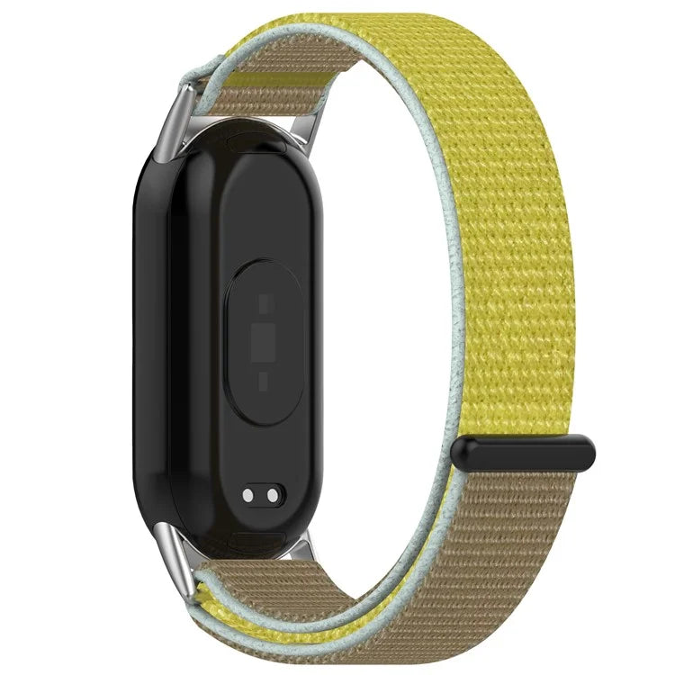 For Xiaomi Mi Band 9 NFC / 9 / Smart Band 8 NFC / 8 Nylon Wrist Strap Bracelet Band with Magic Tape