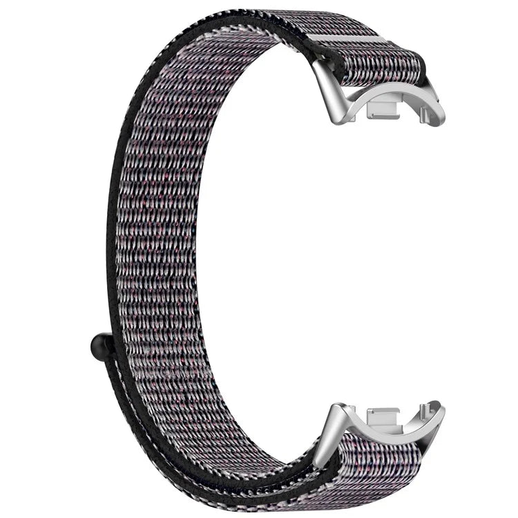 For Xiaomi Mi Band 9 NFC / 9 / Smart Band 8 NFC / 8 Nylon Wrist Strap Bracelet Band with Magic Tape