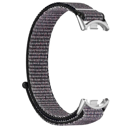 For Xiaomi Mi Band 9 NFC / 9 / Smart Band 8 NFC / 8 Nylon Wrist Strap Bracelet Band with Magic Tape