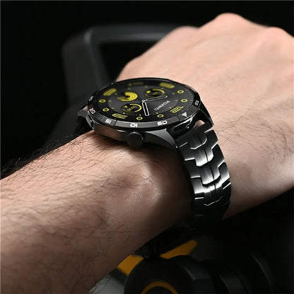 For Huawei Watch GT 4 46mm / Watch 4 / 4 Pro / GT / Samsung Galaxy Watch3 45mm Titanium Alloy Strap 22mm Safety Buckle Watch Band