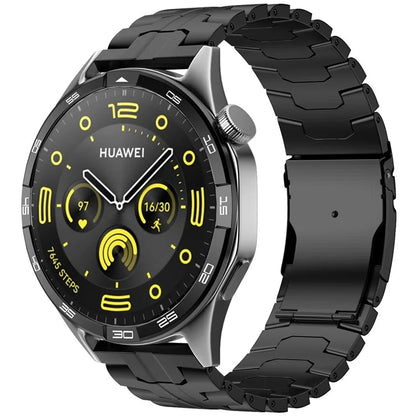 For Huawei Watch GT 4 46mm / Watch 4 / 4 Pro / GT / Samsung Galaxy Watch3 45mm Titanium Alloy Strap 22mm Safety Buckle Watch Band