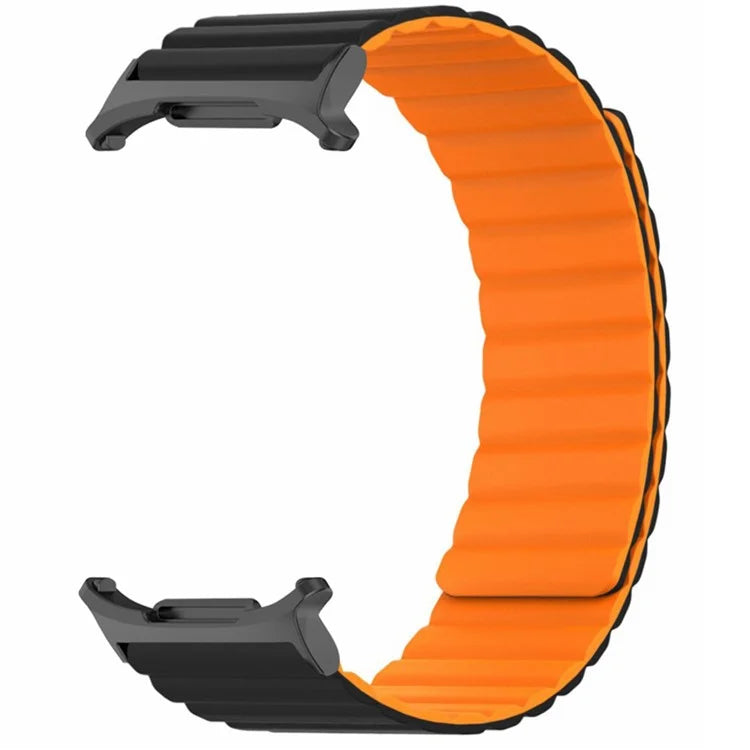 For Samsung Galaxy Watch Ultra 47mm Magnetic Silicone Watch Strap Replacement