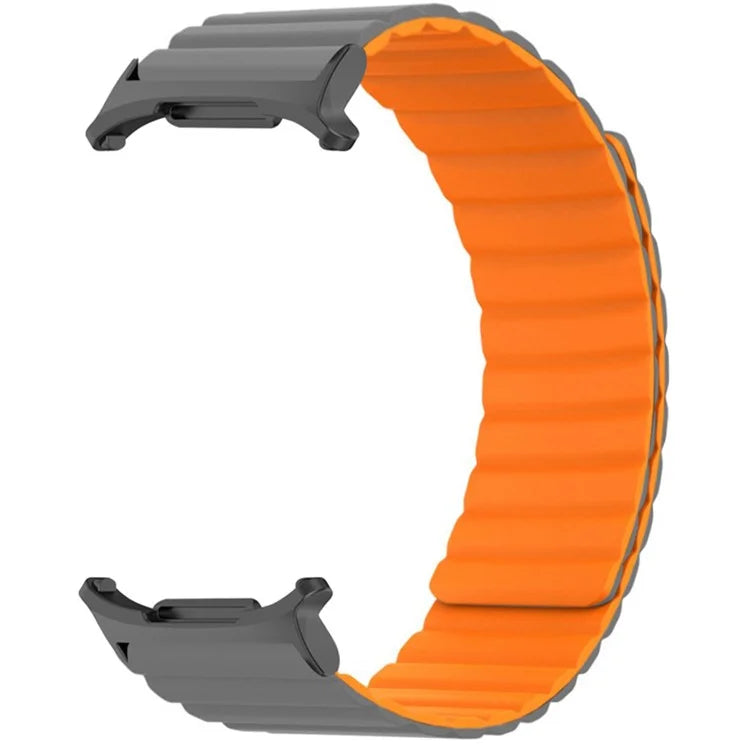 For Samsung Galaxy Watch Ultra 47mm Magnetic Silicone Watch Strap Replacement